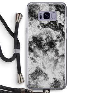 CaseCompany Onweer: Samsung Galaxy S8 Transparant Hoesje met koord