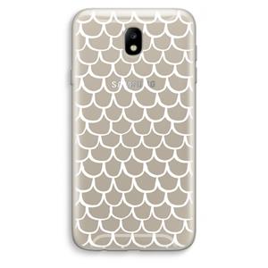 CaseCompany Dakpannetjes: Samsung Galaxy J7 (2017) Transparant Hoesje