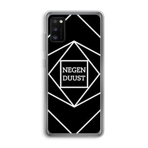 CaseCompany Negenduust geometrisch: Samsung Galaxy A41 Transparant Hoesje