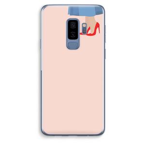 CaseCompany High heels: Samsung Galaxy S9 Plus Transparant Hoesje