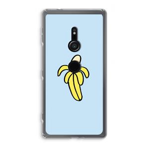 CaseCompany Banana: Sony Xperia XZ2 Transparant Hoesje