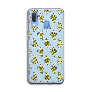 CaseCompany Bananas: Samsung Galaxy A40 Transparant Hoesje