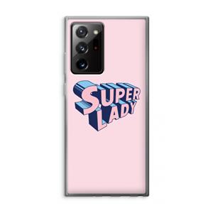 CaseCompany Superlady: Samsung Galaxy Note 20 Ultra / Note 20 Ultra 5G Transparant Hoesje