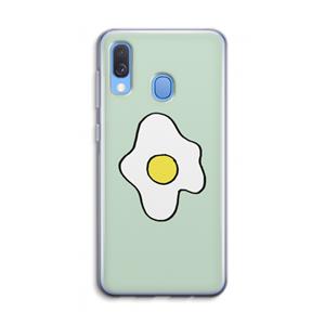 CaseCompany Spiegelei: Samsung Galaxy A40 Transparant Hoesje