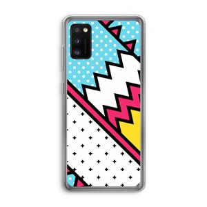 CaseCompany Pop Art #2: Samsung Galaxy A41 Transparant Hoesje