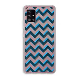 CaseCompany Onderbroken lijn: Samsung Galaxy A51 5G Transparant Hoesje
