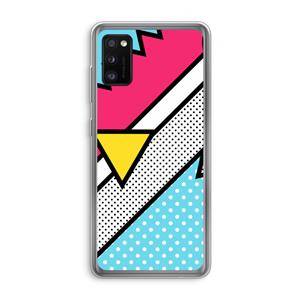 CaseCompany Pop Art #3: Samsung Galaxy A41 Transparant Hoesje