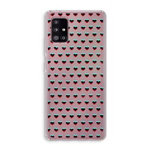 CaseCompany Hartjes: Samsung Galaxy A51 5G Transparant Hoesje