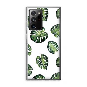 CaseCompany Tropische bladeren: Samsung Galaxy Note 20 Ultra / Note 20 Ultra 5G Transparant Hoesje