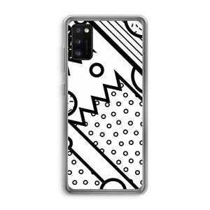 CaseCompany Pop Art #4: Samsung Galaxy A41 Transparant Hoesje