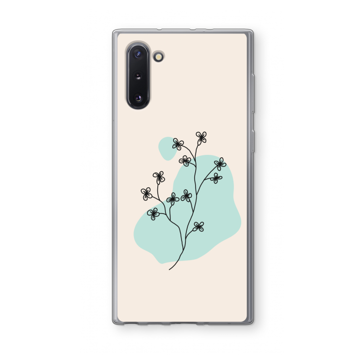 CaseCompany Love your petals: Samsung Galaxy Note 10 Transparant Hoesje