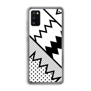 CaseCompany Pop Art #5: Samsung Galaxy A41 Transparant Hoesje