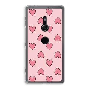 CaseCompany Ondersteboven verliefd: Sony Xperia XZ2 Transparant Hoesje