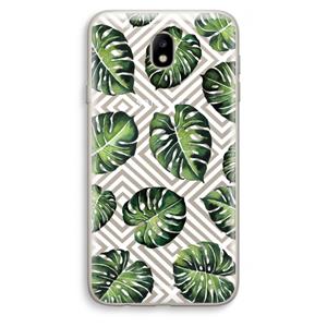 CaseCompany Geometrische jungle: Samsung Galaxy J7 (2017) Transparant Hoesje