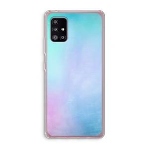 CaseCompany mist pastel: Samsung Galaxy A51 5G Transparant Hoesje