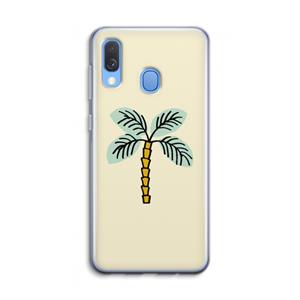 CaseCompany Palmboom: Samsung Galaxy A40 Transparant Hoesje