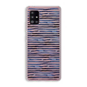 CaseCompany Verrassende lijnen: Samsung Galaxy A51 5G Transparant Hoesje