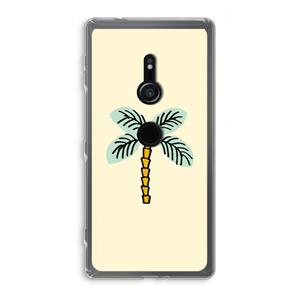 CaseCompany Palmboom: Sony Xperia XZ2 Transparant Hoesje