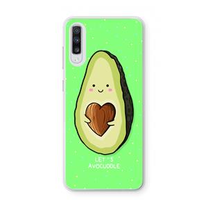 CaseCompany Avocuddle: Samsung Galaxy A70 Transparant Hoesje