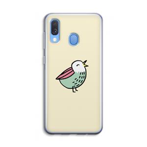 CaseCompany Birdy: Samsung Galaxy A40 Transparant Hoesje