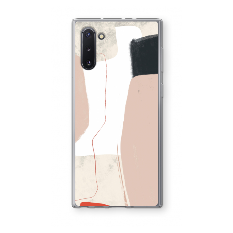 CaseCompany Lava: Samsung Galaxy Note 10 Transparant Hoesje