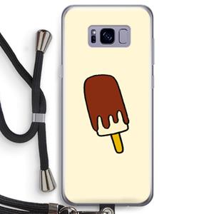 CaseCompany Frisco: Samsung Galaxy S8 Transparant Hoesje met koord