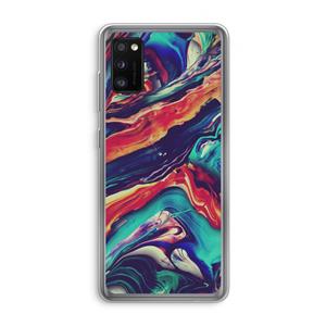 CaseCompany Chameleon Sun: Samsung Galaxy A41 Transparant Hoesje