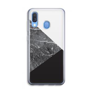 CaseCompany Combinatie marmer: Samsung Galaxy A40 Transparant Hoesje