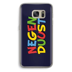 CaseCompany 90's One: Samsung Galaxy S7 Transparant Hoesje