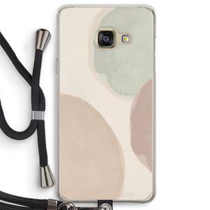 CaseCompany Geo #8: Samsung Galaxy A3 (2016) Transparant Hoesje met koord
