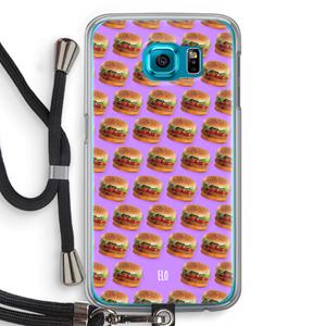 CaseCompany Giants: Samsung Galaxy S6 Transparant Hoesje met koord