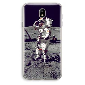 CaseCompany Spaceman: Samsung Galaxy J7 (2017) Transparant Hoesje