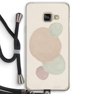 CaseCompany Geo #9: Samsung Galaxy A3 (2016) Transparant Hoesje met koord