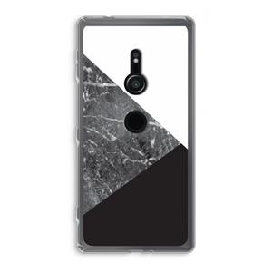 CaseCompany Combinatie marmer: Sony Xperia XZ2 Transparant Hoesje