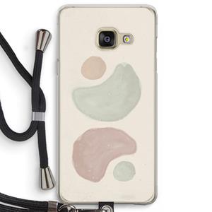CaseCompany Geo #10: Samsung Galaxy A3 (2016) Transparant Hoesje met koord