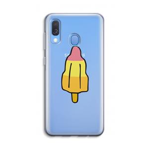 CaseCompany Raketijsje: Samsung Galaxy A40 Transparant Hoesje