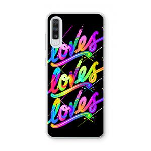 CaseCompany Loves: Samsung Galaxy A70 Transparant Hoesje