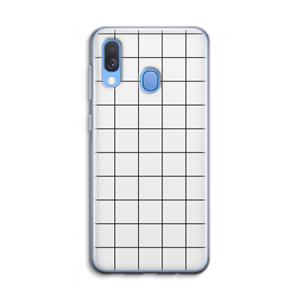 CaseCompany Rooster: Samsung Galaxy A40 Transparant Hoesje