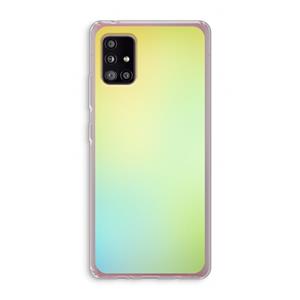 CaseCompany Minty mist pastel: Samsung Galaxy A51 5G Transparant Hoesje