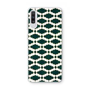 CaseCompany Moroccan tiles: Samsung Galaxy A70 Transparant Hoesje
