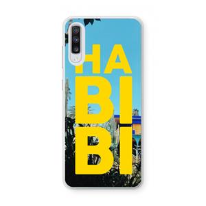 CaseCompany Habibi Majorelle : Samsung Galaxy A70 Transparant Hoesje