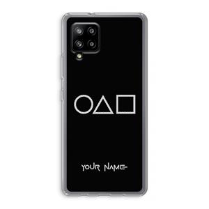 CaseCompany Squid Game: Samsung Galaxy A42 5G Transparant Hoesje