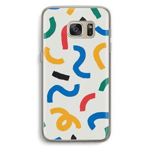 CaseCompany Illustratieve pop 2: Samsung Galaxy S7 Transparant Hoesje