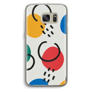 CaseCompany Illustratieve pop 3: Samsung Galaxy S7 Transparant Hoesje