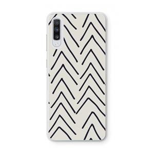 CaseCompany Marrakech Arrows: Samsung Galaxy A70 Transparant Hoesje