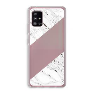 CaseCompany Biggest stripe: Samsung Galaxy A51 5G Transparant Hoesje