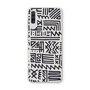 CaseCompany Marrakech print: Samsung Galaxy A70 Transparant Hoesje