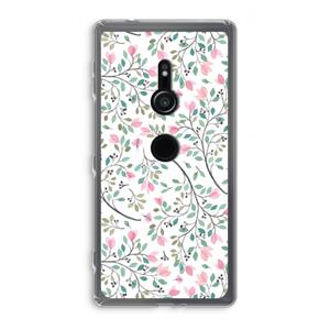 CaseCompany Sierlijke bloemen: Sony Xperia XZ2 Transparant Hoesje