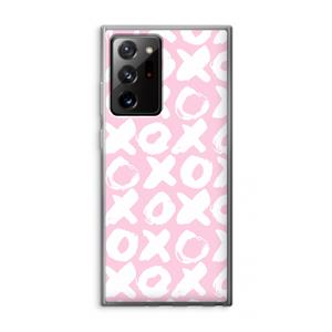 CaseCompany XOXO: Samsung Galaxy Note 20 Ultra / Note 20 Ultra 5G Transparant Hoesje