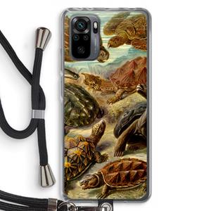 CaseCompany Haeckel Chelonia: Xiaomi Redmi Note 10 Pro Transparant Hoesje met koord